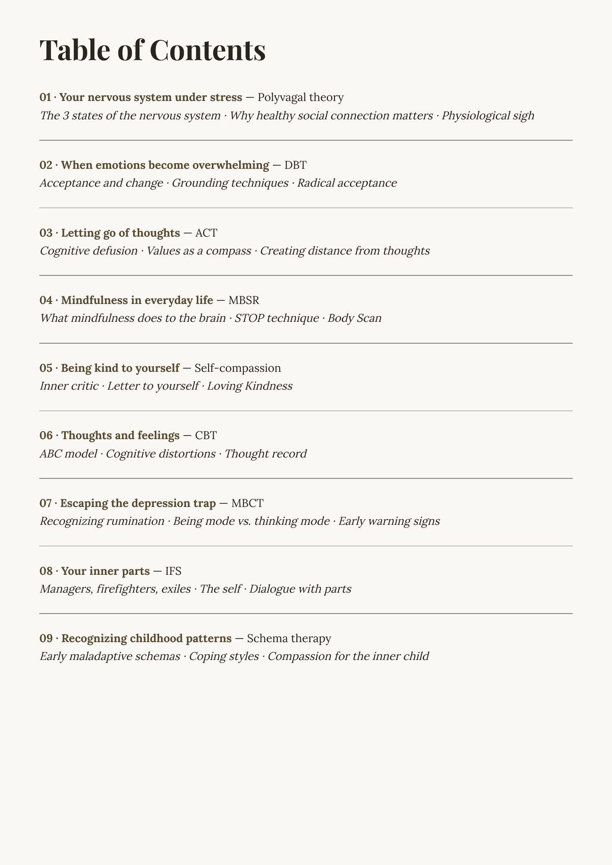 Understand your nervous system. — Contents