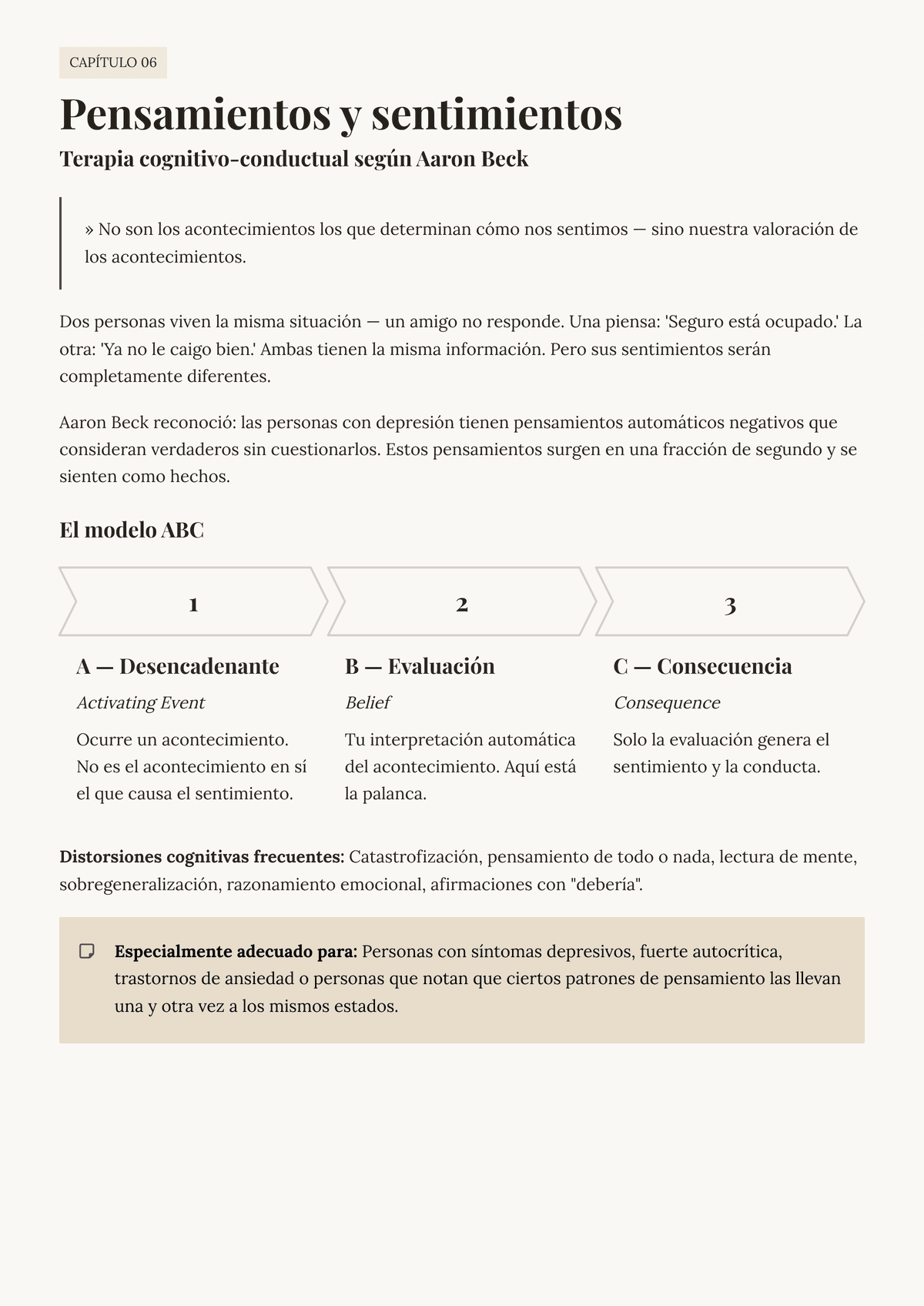 Entiende tu sistema nervioso. — Capítulo — vista