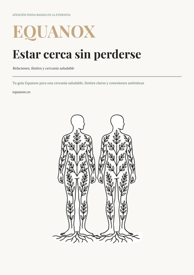 Estar cerca sin perderte.