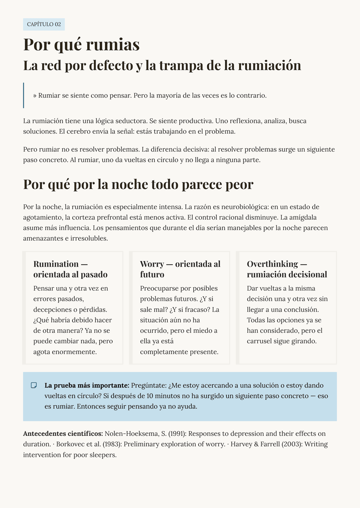 Para el carrusel de pensamientos. — Capítulo — vista